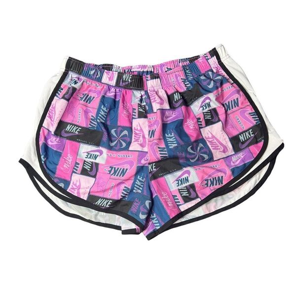 Nike Pink And Black Oregon Running Shorts - Picture 1 of 7